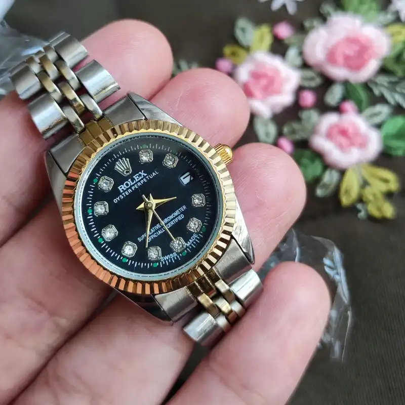 ساعت مچی عقربه ای زنانه مدل دیت جاست کد 01