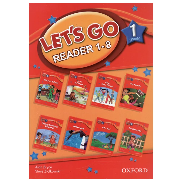 کتاب Lets go readers 1-8 Pack 1 اثر جمعی از نویسندگان انتشارات OXFORD 