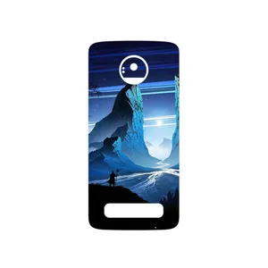 MAHOOT Blue Mountains Digital Art Cover Sticker for Motorola Moto Z