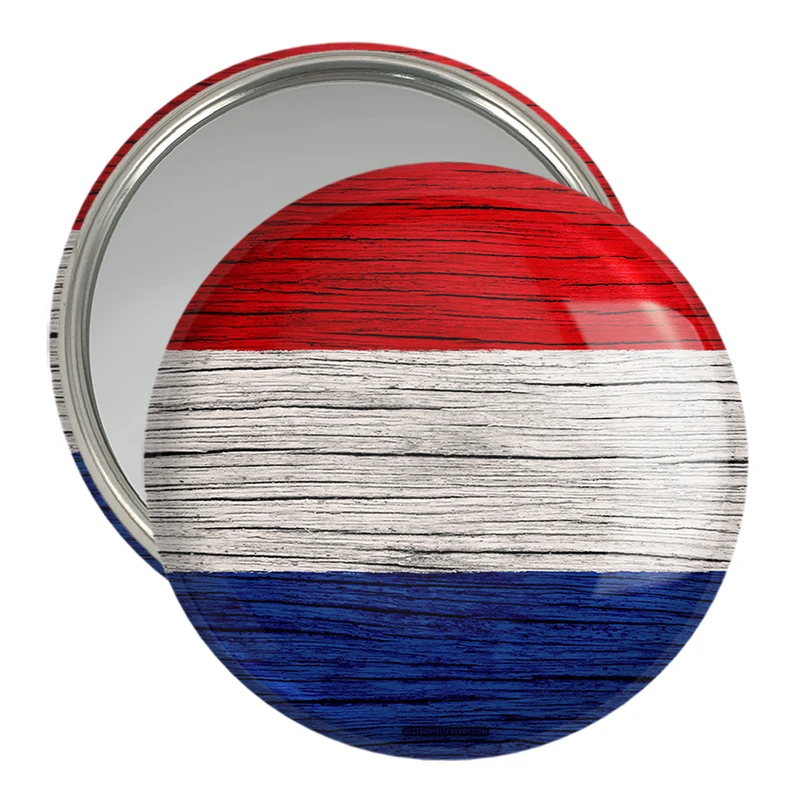 آینه جیبی خندالو مدل پرچم هلند  کد 20471