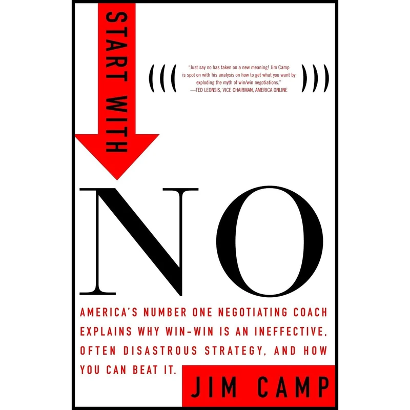 کتاب Start with NO اثر Jim Camp and Robert Jordan انتشارات Currency