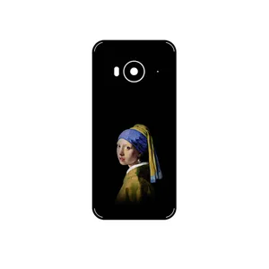 MAHOOT Girl with a Pearl Earring of Vermeer Cover Sticker for HTC One ME