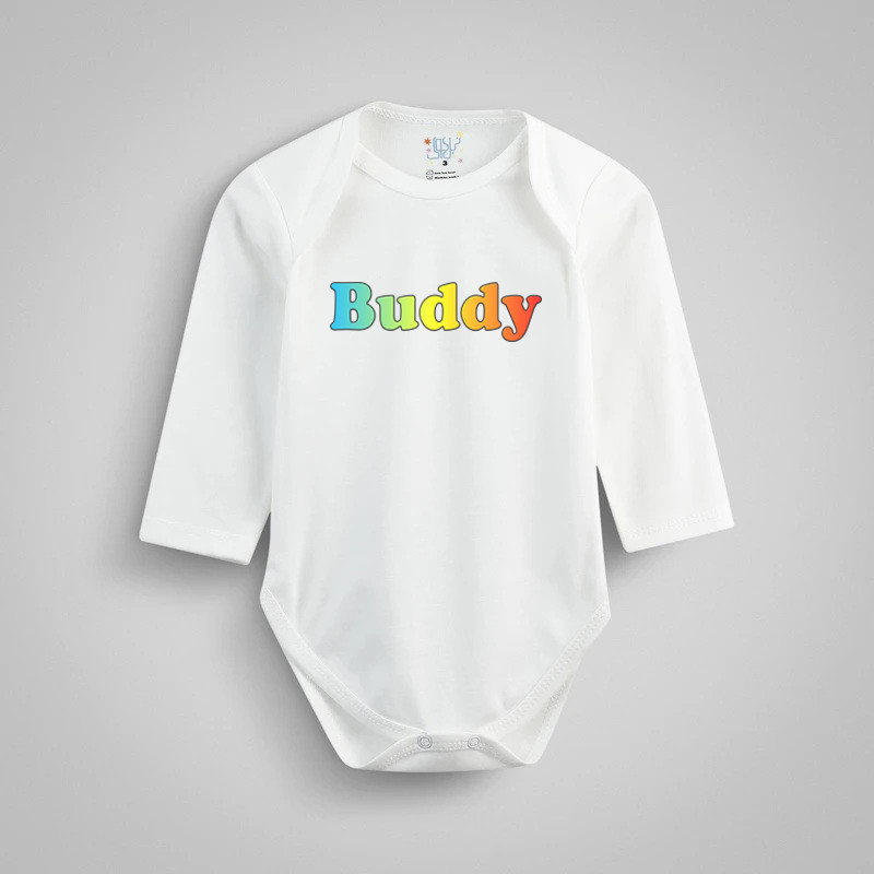 بادی آستین بلند نوزادی نیل کوک مدل Buddy