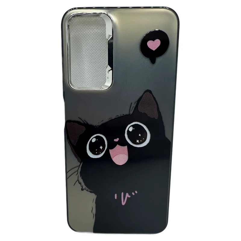 کاور کد 16طرح گربه شاد مناسب برای گوشی موبایل سامسونگ Galaxy A14