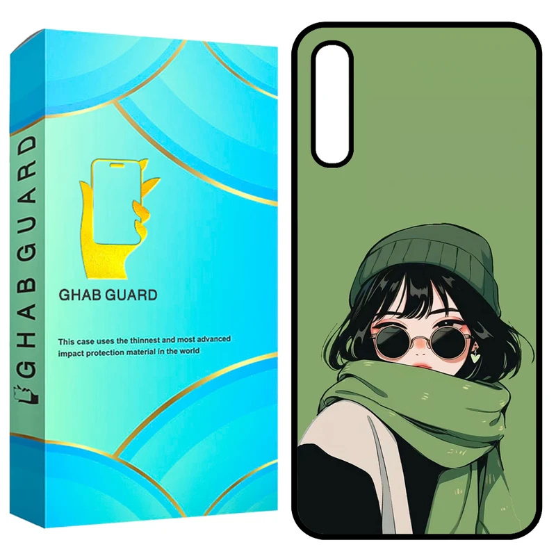 کاور قاب گارد طرح دختر مدل GCHPA50 مناسب برای گوشی موبایل سامسونگ Galaxy A50 / A50s / A30s