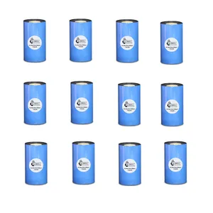 ریبون وکس رزین مدل  WAX RESIN 300m x 80mm بسته 12 عددی