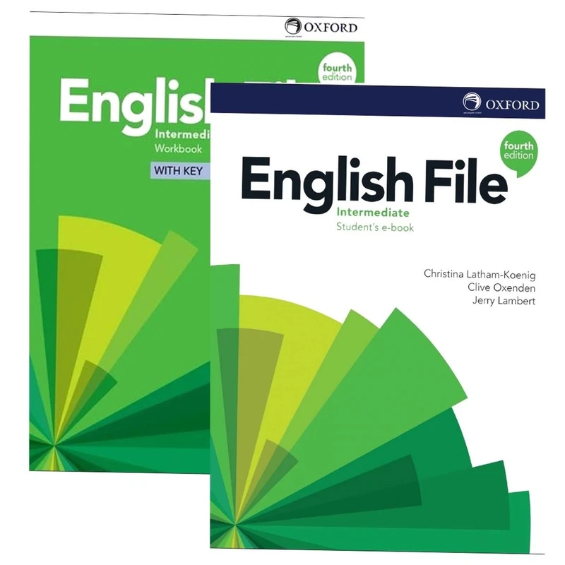 کتاب English File Intermediate 4th edition اثر جمعی از نویسندگان انتشارات دنیای زبان امید مجموعه جلدی