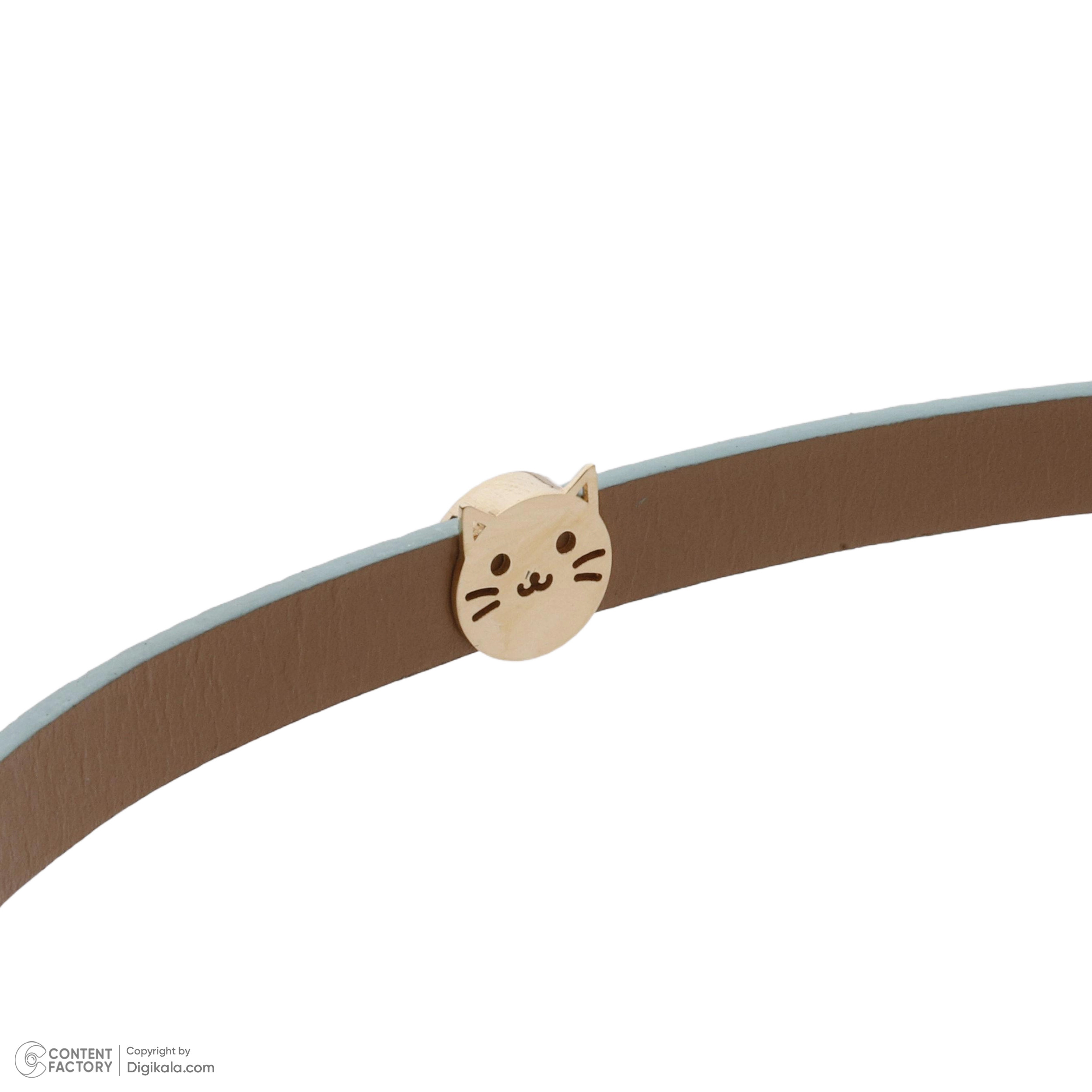 دستبند طلا 18 عیار زنانه تاج مدل G297