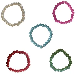 مهره دستبند مدل مروارید مجموعه 120 عددی