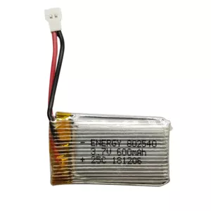 باتری لیتیومی مدل HP-802540 ظرفیت 600 میلی آمپر ساعت