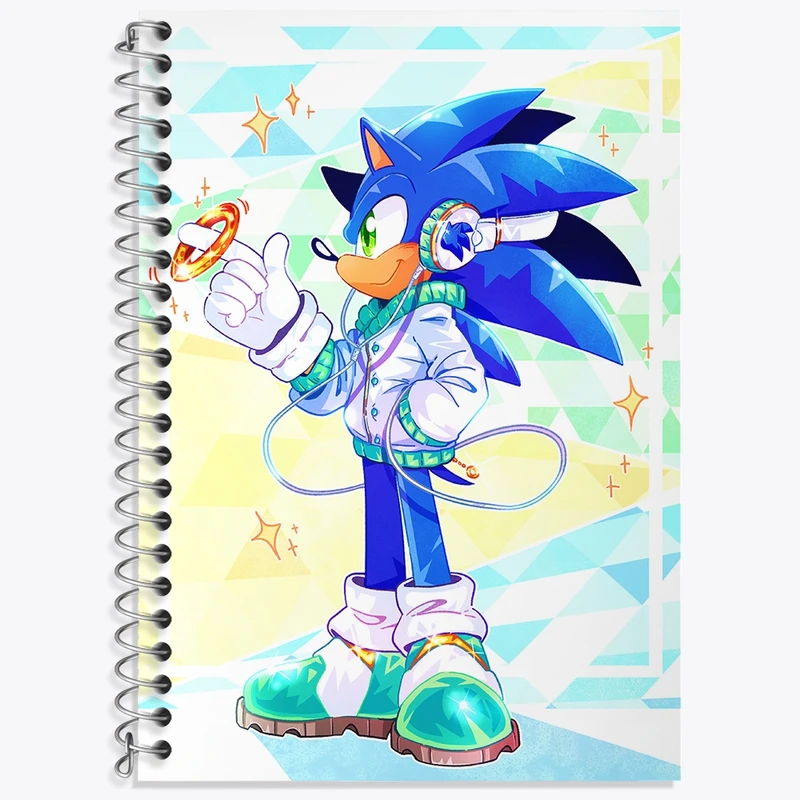 دفتر لغت 50 برگ خندالو طرح سونیک (Sonic) کد 37025