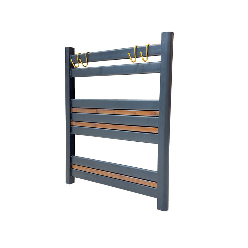 رادیاتور حوله خشک کن هاتیپس مدل آلومینیومی آلترمو 50*60 Black