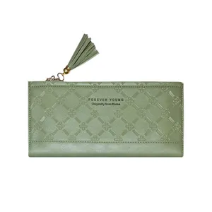 کیف پول زنانه مدل دو زیپ  طرح گلبرگ کد 26-18