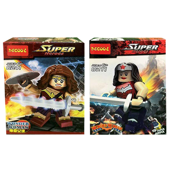 ساختنی دکول مدل سوپرقهرمان ها کد 0241-0211 بسته 2 عددی