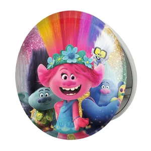 آینه جیبی خندالو طرح ترول ها Trolls مدل تاشو کد 4824 