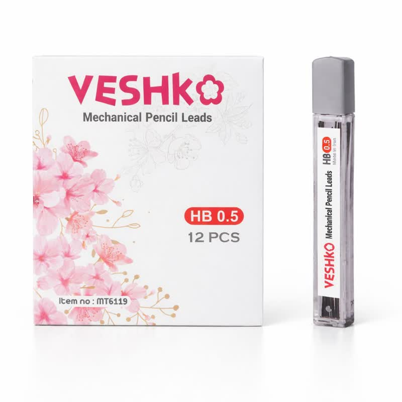 نوک مداد نوکی 0.5 میلی متری وشکو مدل mt6119 بسته چهار عددی