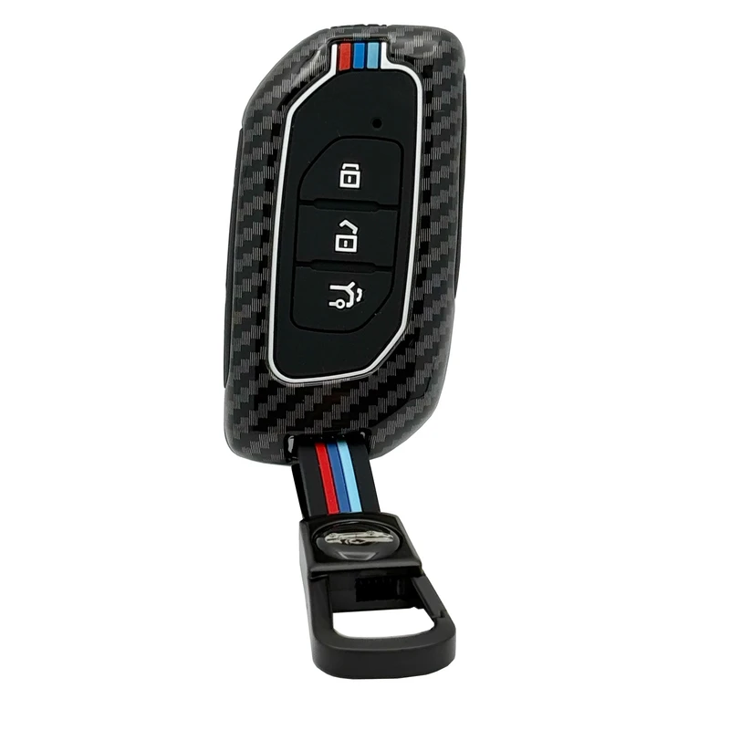 کاور ریموت و سوئیچ خودرو ام آر جی مدل A1046 طرح فلز کربن مناسب برای T5