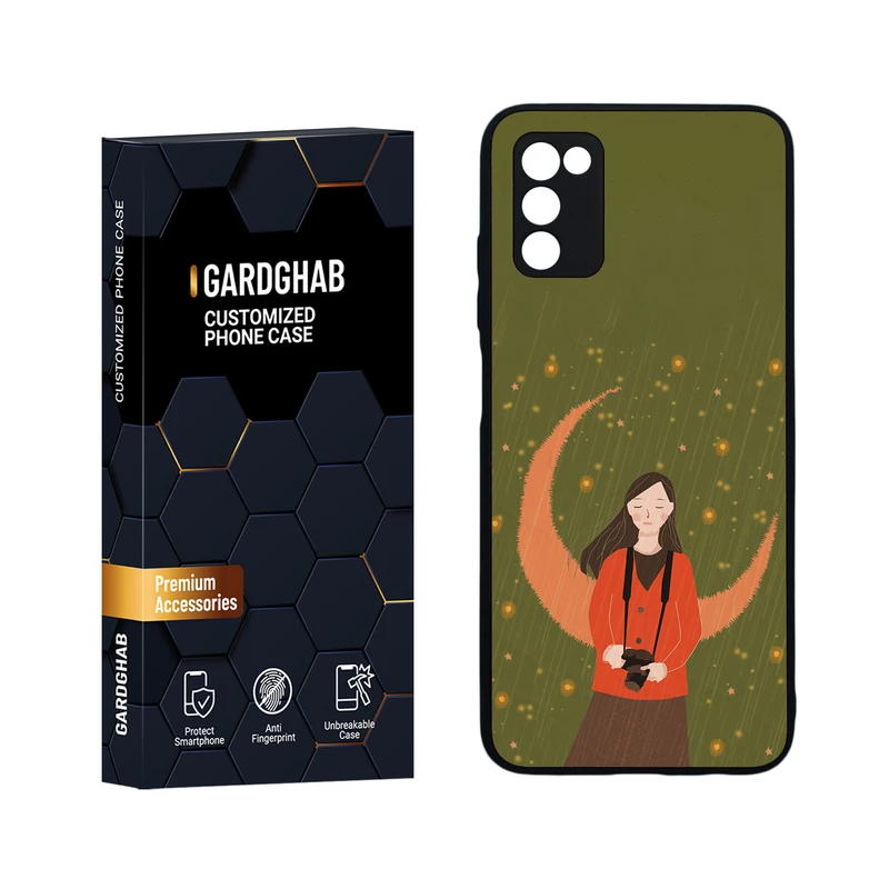  کاور گارد قاب مدل دخترانه مناسب برای گوشی موبایل سامسونگ Galaxy A03s