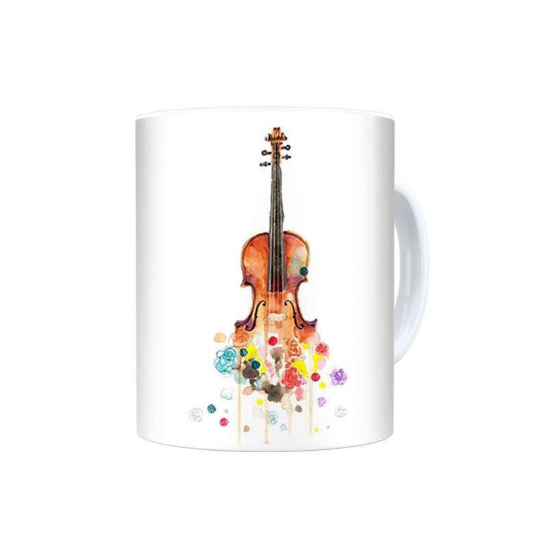 ماگ ترمه طراحان ایده مدل ویالون رنگی کد cfp1348 ماگ ترمه طراحان ایده مدل ویالون رنگی کد cfp1348