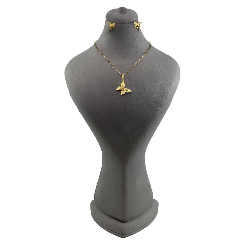 نیم ست زنانه طرح پروانه شن پاش نیم ست زنانه طرح پروانه شن پاش