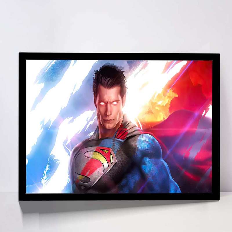 تابلو مدل man of steel کد F-14001 تابلو مدل man of steel کد F-14001