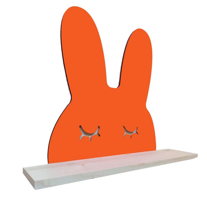 شلف دیواری اتاق کودک مدل خرگوش کد 02