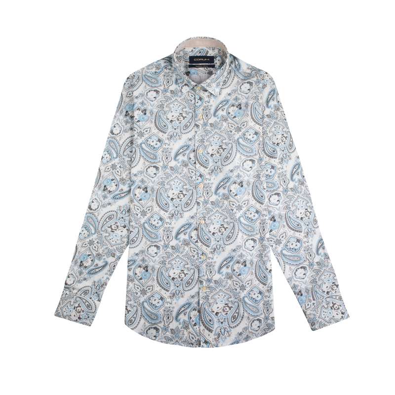 پیراهن آستین بلند مردانه کروم مدل 2210110