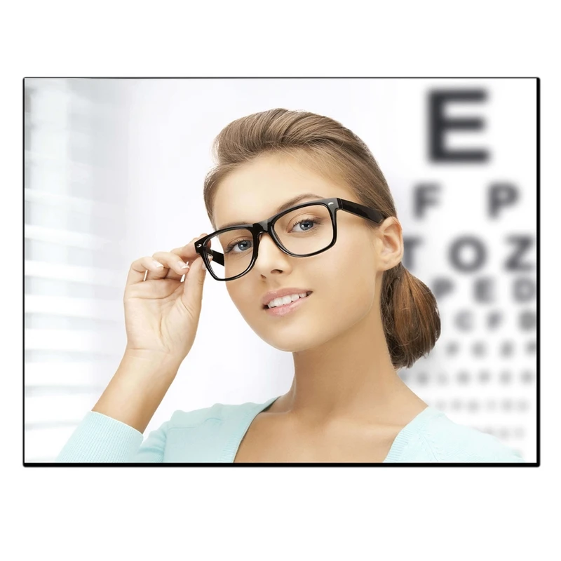 تابلو شاسی بکلیت طرح چشم پزشکی و بینایی سنجی چارت اسنلن مدل SH-12476