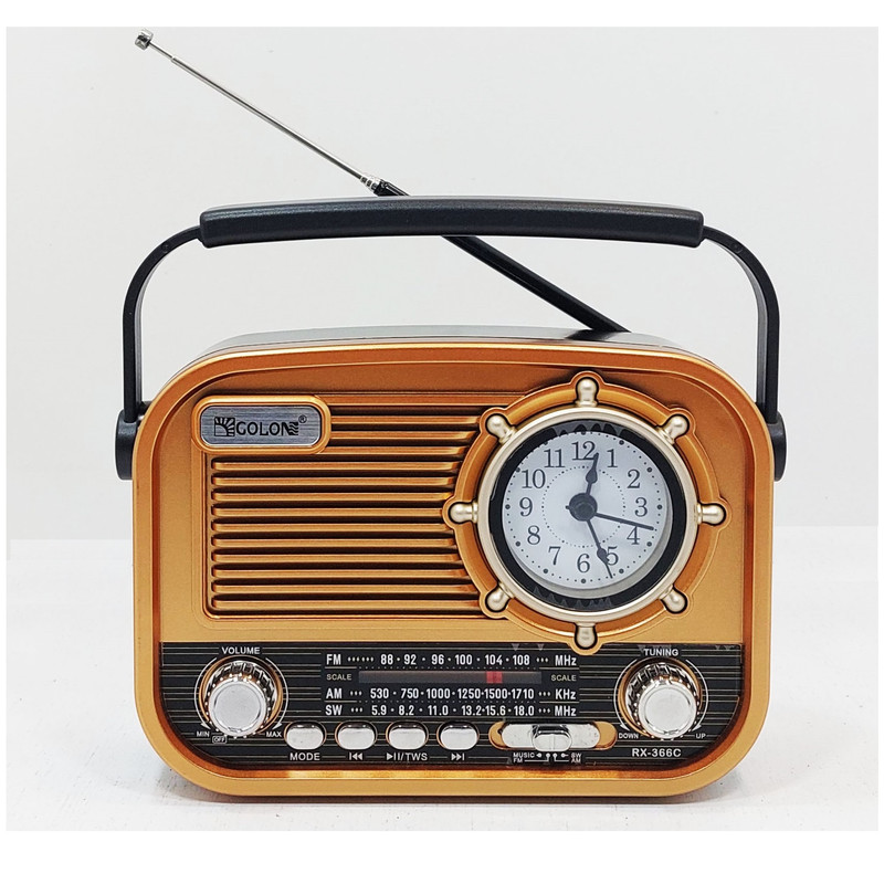 رادیو FM، AM، SW گولون مدل RX-366C دارای پورت USB