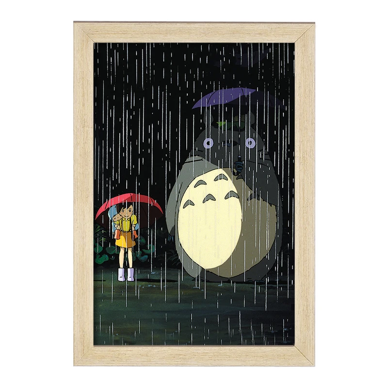 تابلو خندالو مدل توتورو و ساتسوکی انیمه توتورو Totoro  کد 12819