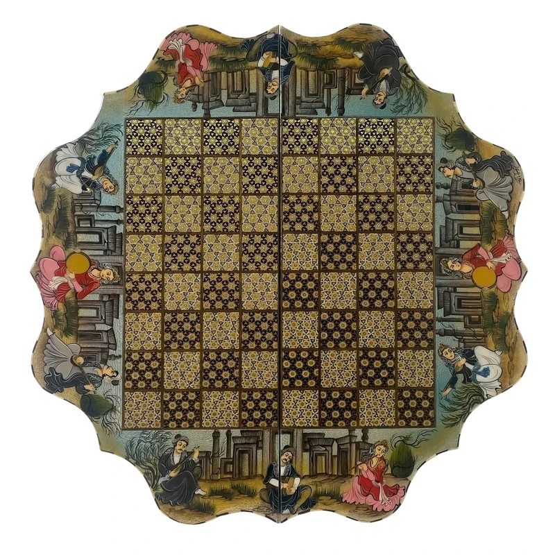 صفحه شطرنج مدل خاتم شقایق نقش