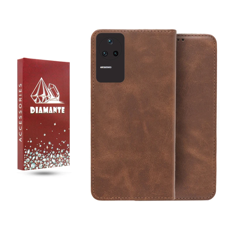 کیف کلاسوری دیامانته مدل قفل مگنتی مناسب برای گوشی موبایل شیائومی Poco F4