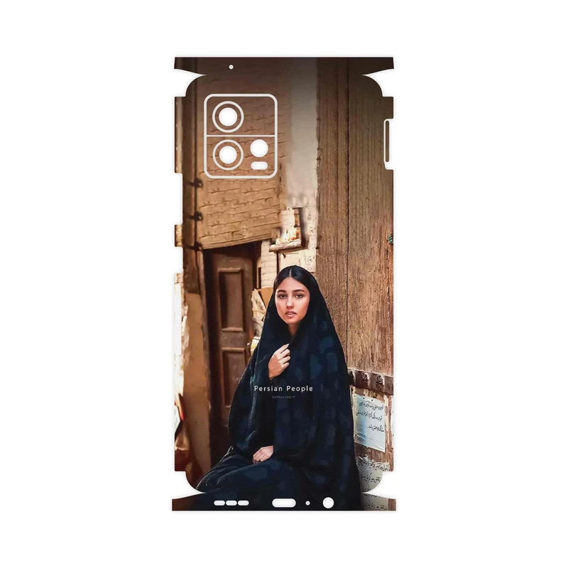 برچسب پوششی ماهوت مدل Portrait of an Iranian Woman-FullSkin مناسب برای گوشی موبایل موتورولا Moto G72