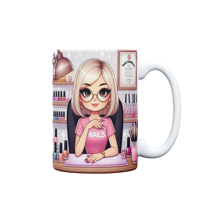 ماگ مدل مشاغل طرح Nail artist کد 191