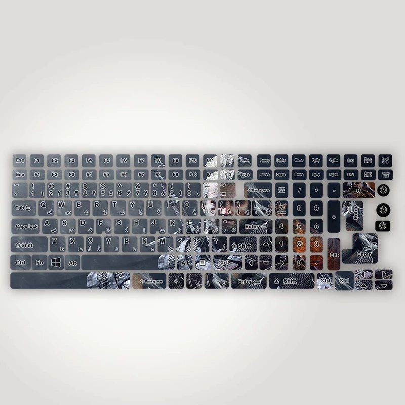 برچسب حروف فارسی کیبورد مدل Gaming کد K-138 