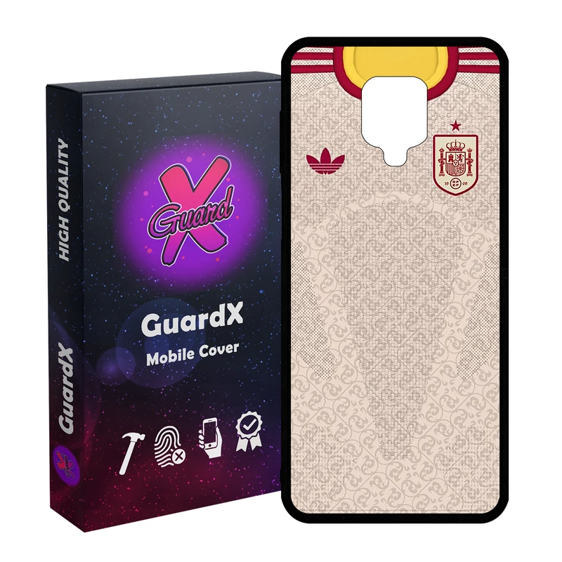 کاور گارد ایکس طرح اسپانیا 2 مدل 10962 مناسب برای گوشی موبایل شیائومی Redmi Note9 Pro/Note 9 Pro Max/Redmi Note 9S/MI Poco M2 Pro