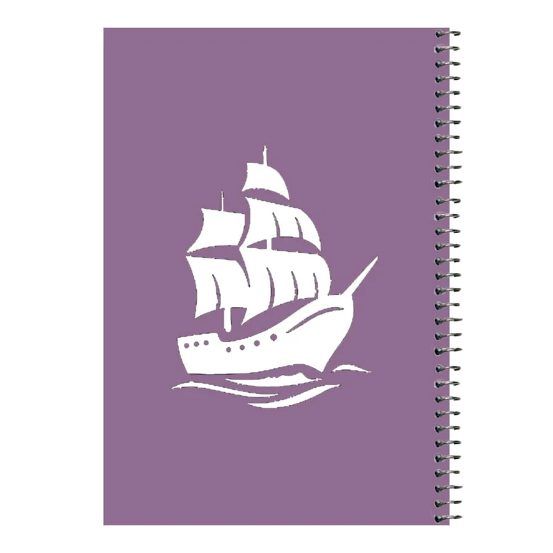 دفتر مشق 80 برگ اس جی مدل کشتی      