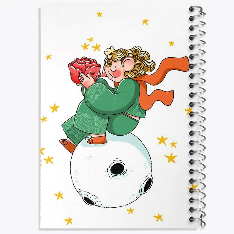 دفتر نقاشی 50 برگ خندالو مدل شازده کوچولو کد 25794