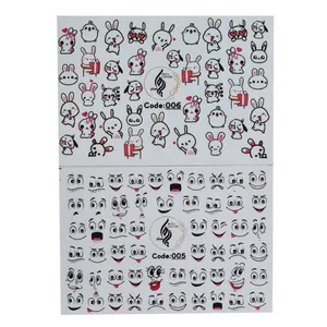 برچسب لنز ناخن رویاسنتر مدل 65 مجموعه 2 عددی