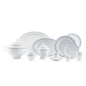 Zarin Iran Procelain Inds Neoclassical Feransis Dinnerware Set 103Pcs Top Grade