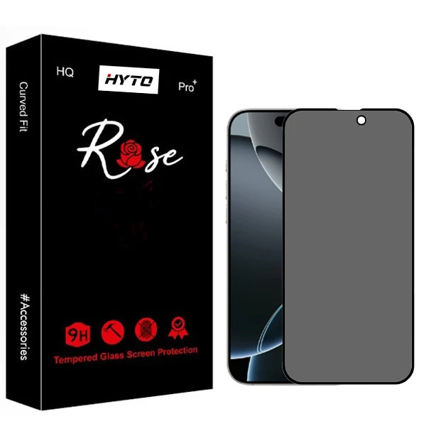 محافظ صفحه نمایش حریم شخصی هیتو مدل Rose Shadow Touch مناسب برای گوشی موبایل اپل Iphone 16 Pro Max