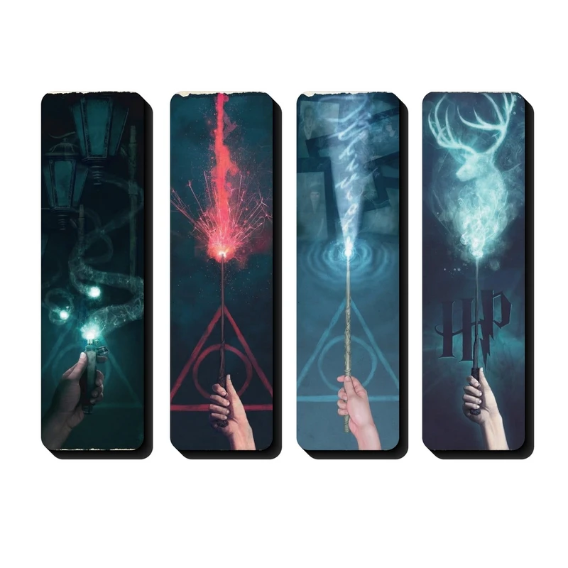 نشانگر کتاب مدل هری پاتر کد KLMX-HP90 مجموعه 4 عددی