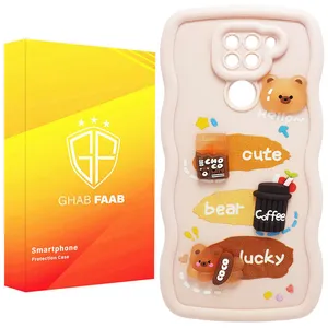 کاور قاب فاب مدل سیلیکونی فانتزی طرح دخترانه مناسب برای گوشی موبایل شیائومی Redmi Note 9