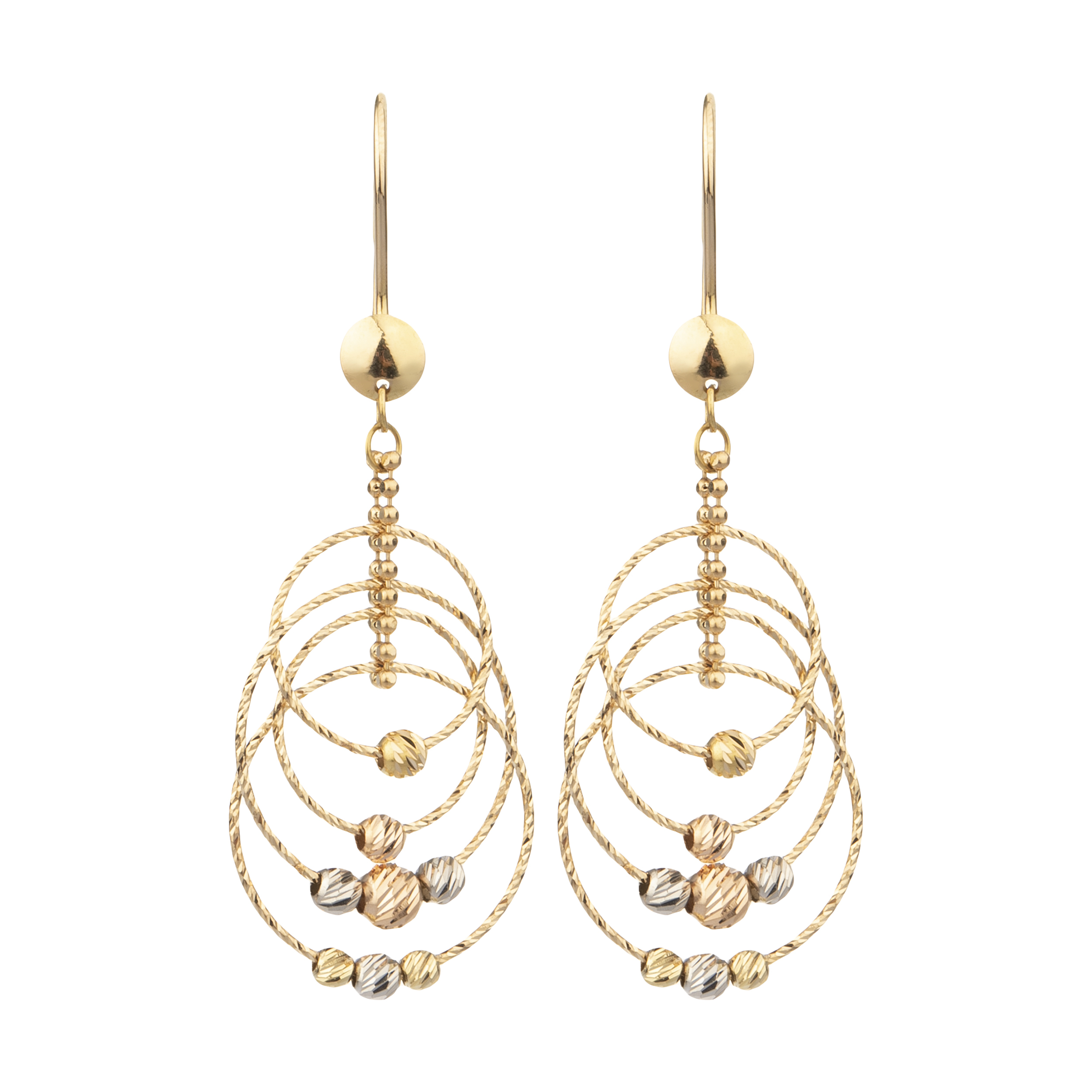 گوشواره طلا 18 عیار زنانه مایا ماهک مدل ME0915