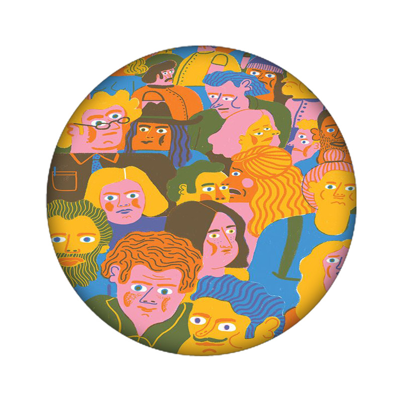 استیکر تزئینی موبایل مدل People کد 3998