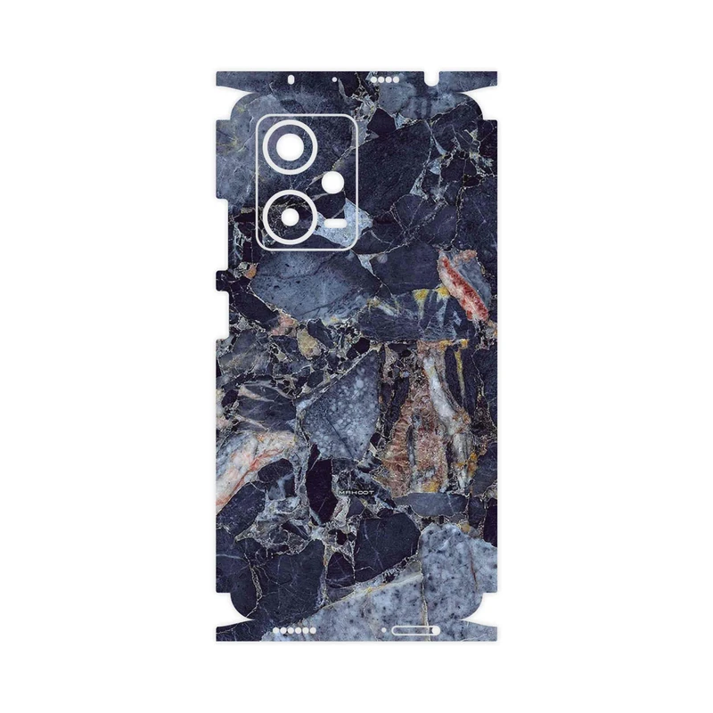 برچسب پوششی ماهوت مدل Broken black marble-FullSkin مناسب برای گوشی موبایل شیائومی Redmi Note 12 Pro Plus