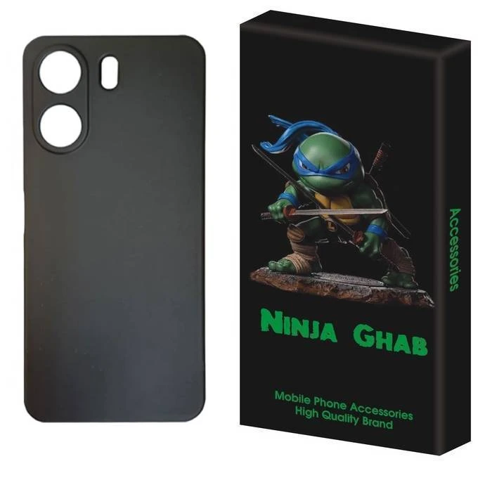 کاور نینجا قاب مدل سیلیکونی پاک کنی مناسب برای گوشی موبایل شیائومی Redmi 13C