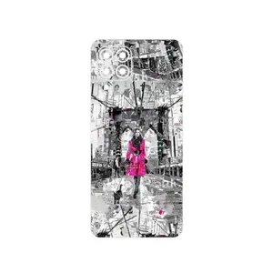 MAHOOT Collage of Catwalk Bridge Cover Sticker for Samsung M53