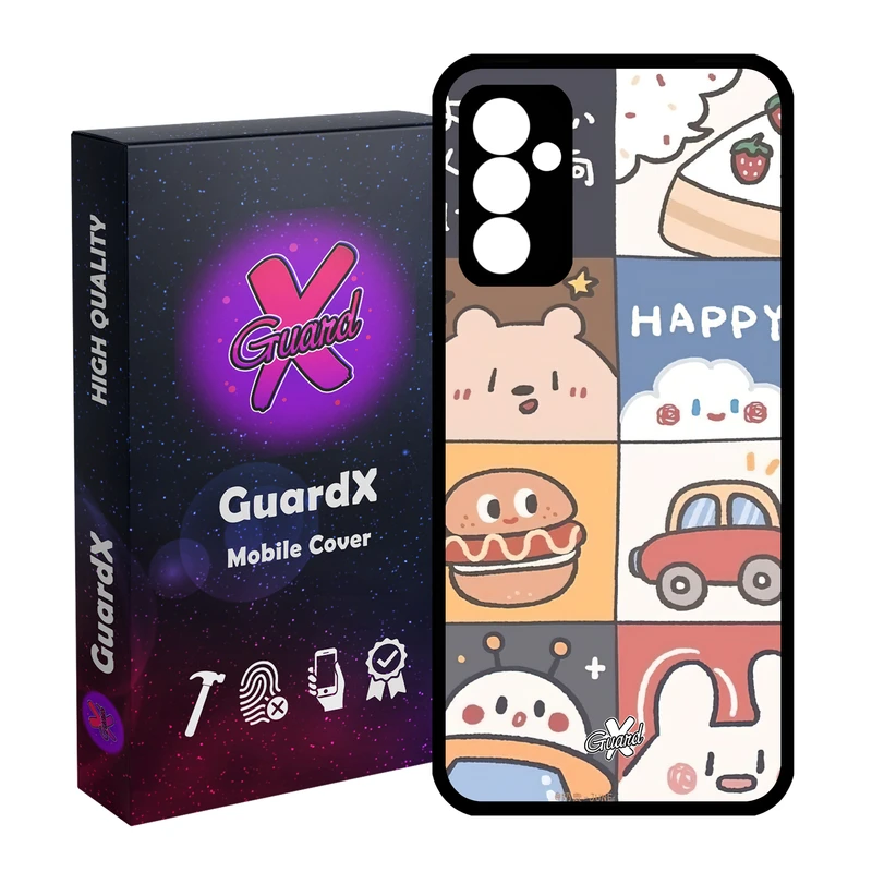 کاور گارد ایکس طرح دخترانه مدل Glass10513 مناسب برای گوشی موبایل سامسونگ Galaxy A15 4G / A15 5G