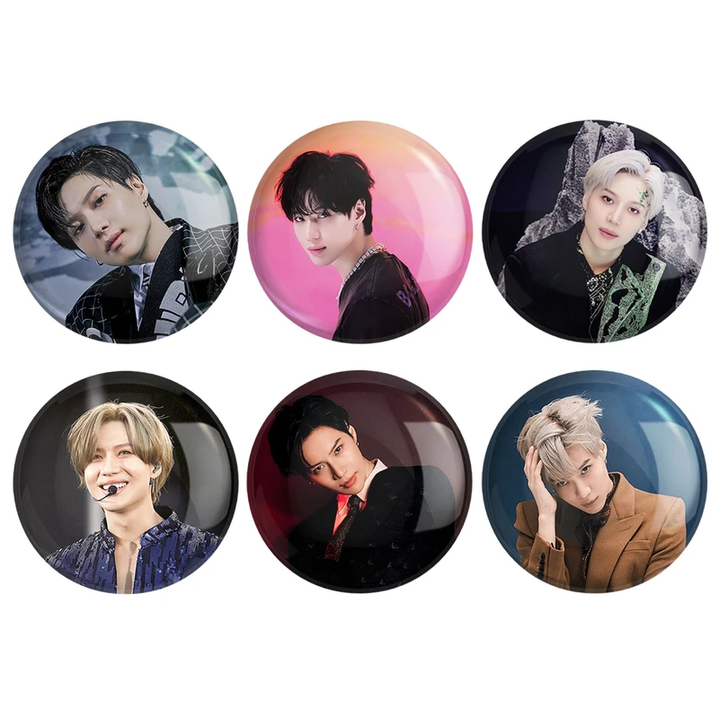  مگنت خندالو طرح تمین گروه شاینی Shinee کد 1278B مجموعه 6 عددی